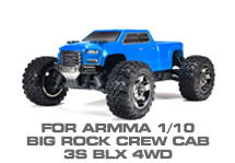 Hop-up Parts for Arrma 1/10 Big Rock Crew Cab 3S BLX 4WD