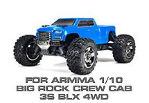 Hop-up Parts for Arrma 1/10 Big Rock Crew Cab 3S BLX 4WD