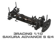 Sakura Advance S 6/4 & 21M Kit by 3Racing & Hop-up Parts