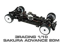 Sakura Advance S, 20M & EVO Kit by 3Racing & Hop-up Parts