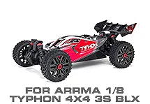 Hop-up Parts for Arrma 1/8 Typhon 4X4 3S BLX