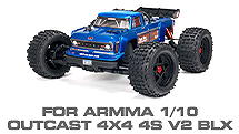 Hop-up Parts for Arrma 1/10 Outcast 4X4 4S V2 BLX