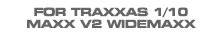 Hop-up Parts for Traxxas 1/10 Maxx V2 with WideMaxx