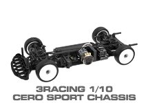 Cero 1/10 RC Touring Car Kit by 3Racing & Hop-up Parts
