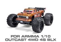Hop-up Parts for Arrma 1/10 Outcast 4WD 4S BLX