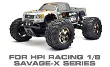 Hop-up Parts for HPI Savage-X (25, 21, SS & 4.6)