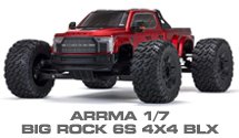 Hop-up Parts for Arrma 1/7 Big Rock 6S 4X4 BLX