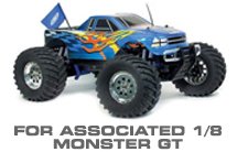 Hop-up Parts for Associated Monster GT