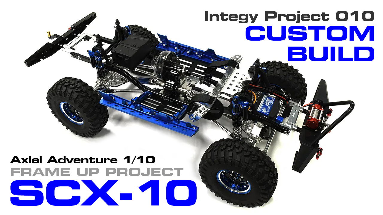 Project 010: Axial 1/10 SCX-10 Frame Up Build (#24.ZF214)