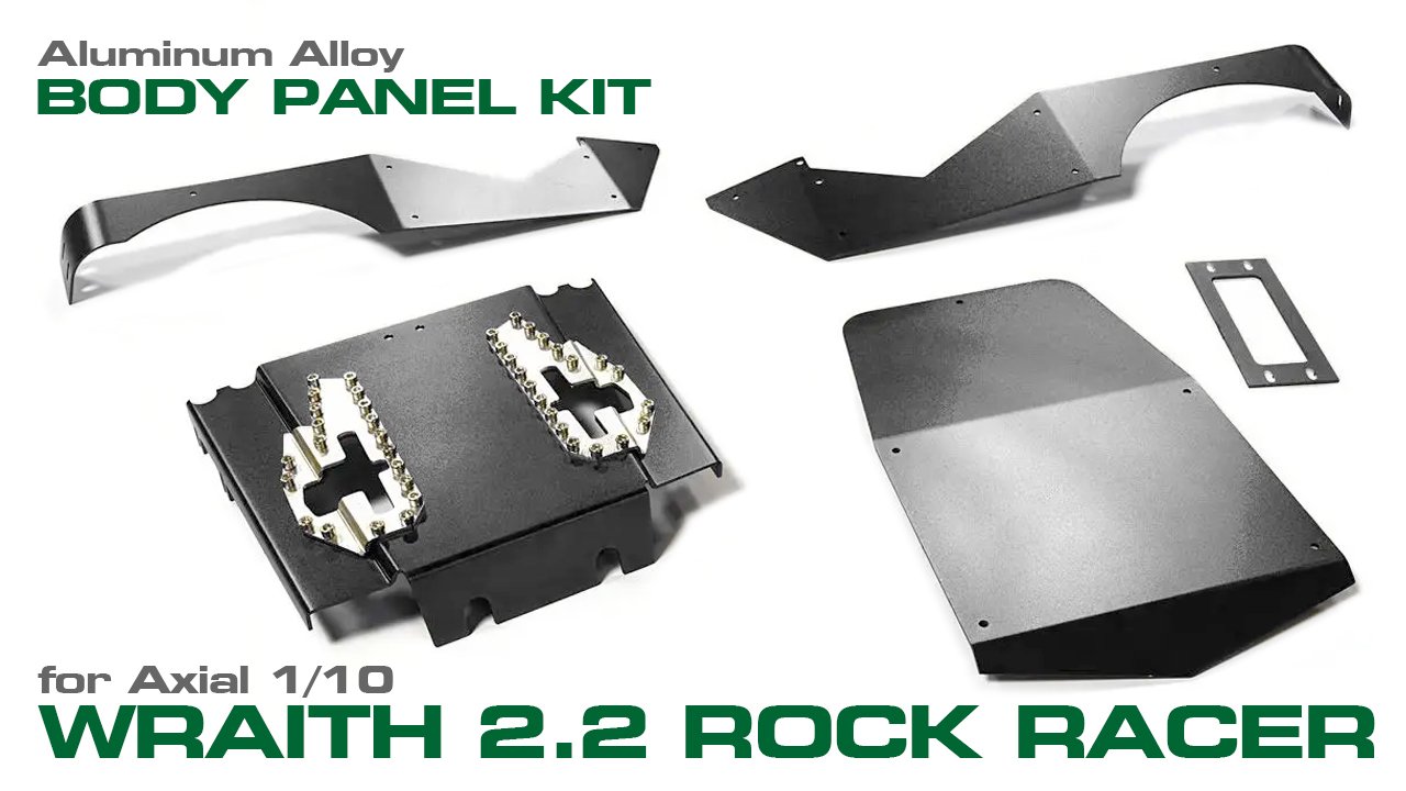 Aluminum Alloy Body Panel Kit for Axial 1/10 Wraith 2.2 (#C27672)