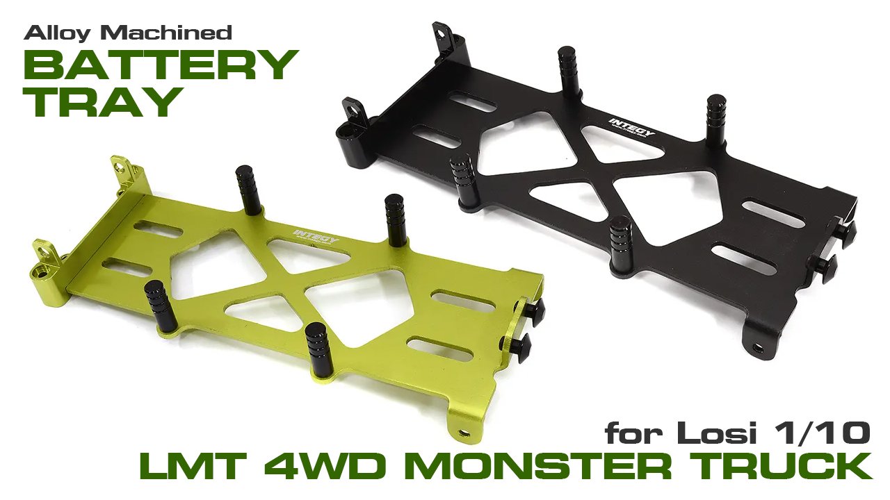 Alloy Machined Battery Tray for Losi LMT 4WD Monster Truck (#C32542)