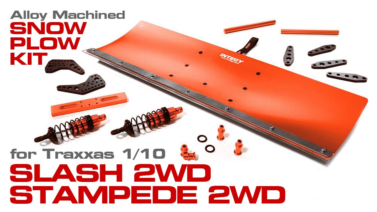 Alloy Snow Plow Kit for 1/10 Slash 2WD & Stampede 2WD  (#C27057)