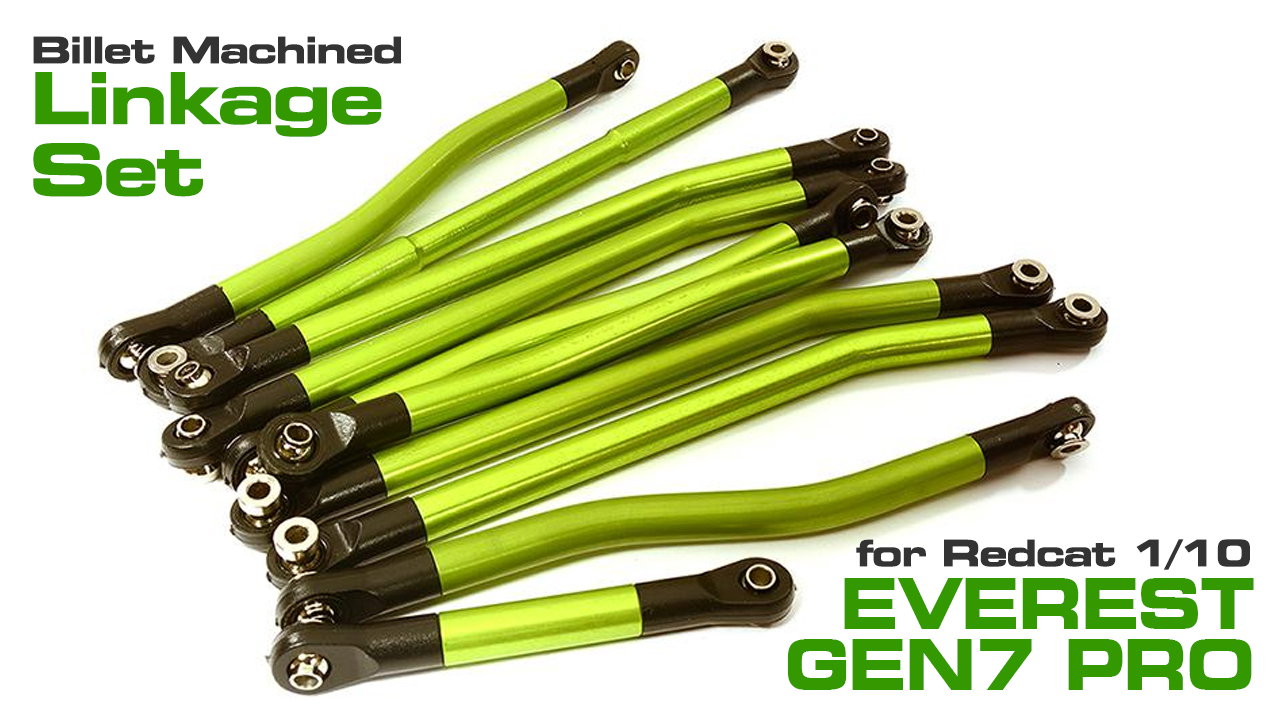 062926 Alloy Machined Linkage Set for Redcat Everest Gen7 Pro (#C28336)