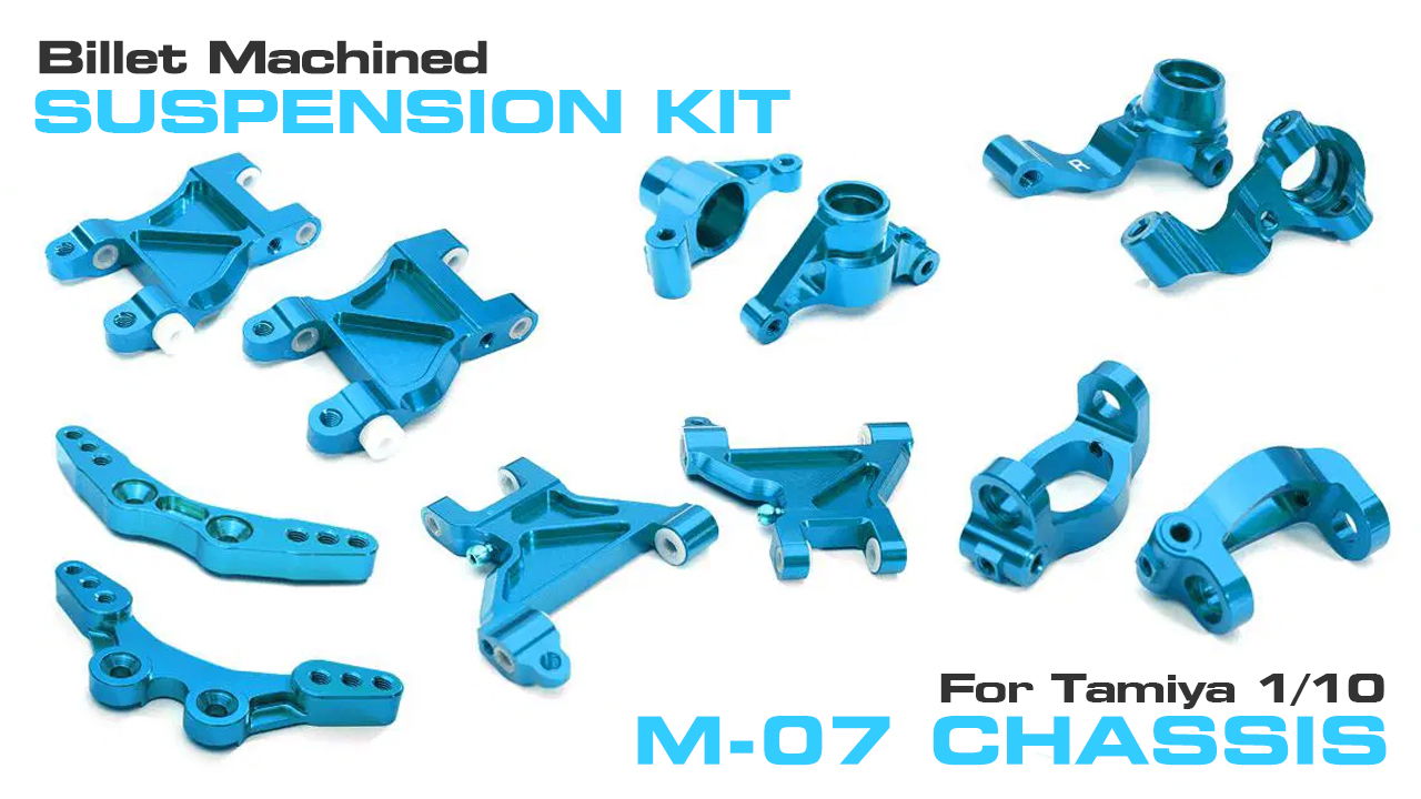 Billet Machined Suspension Kit for Tamiya 1/10 M-07 (#C28630)
