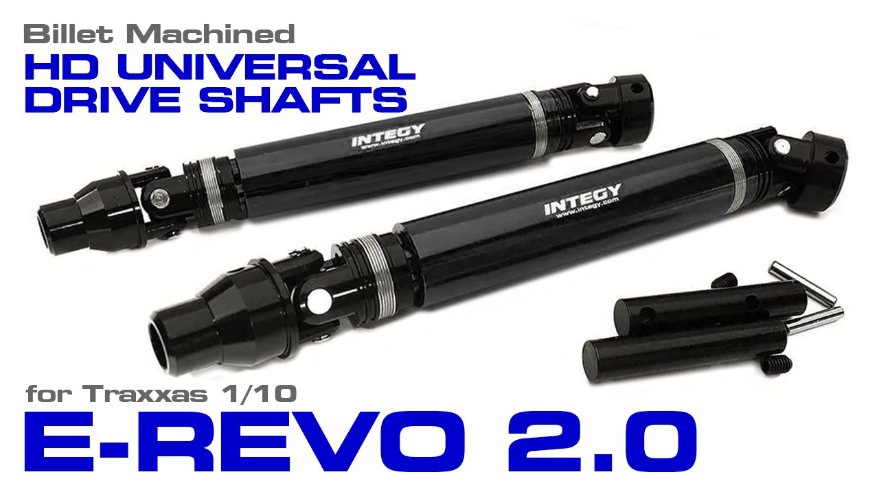 Billet Machined HD Universal Drive Shafts for 1/10 E-Revo 2.0 (#C28727)