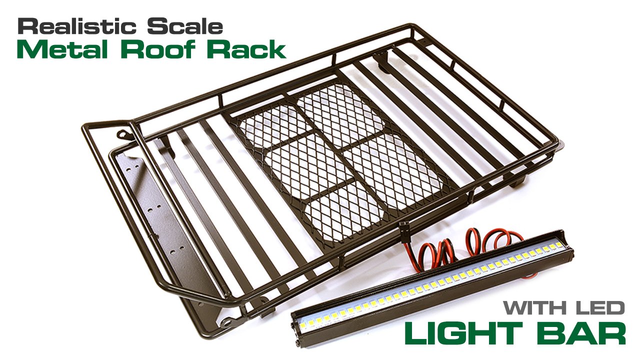5. Realistic 1/10 Scale Luggage Tray with Adjustable LED Light Set (#C28918)
