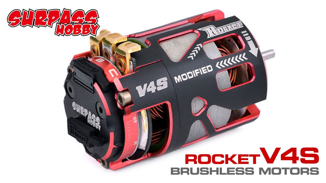 Surpass Hobby Rocket V4S Modified Sensored Brushless Motors (#C29293-C29298)