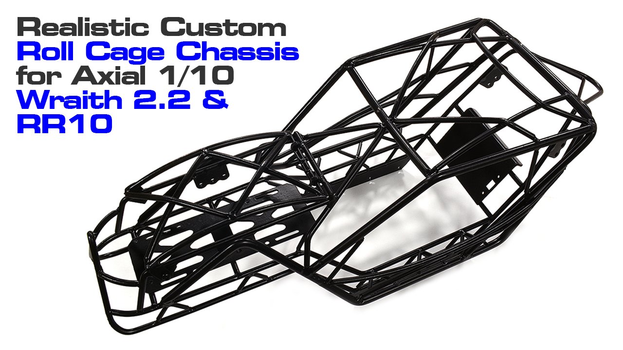 Realistic Steel Roll Cage Body for Axial 1/10 Wraith 2.2 & RR10 (C29331)
