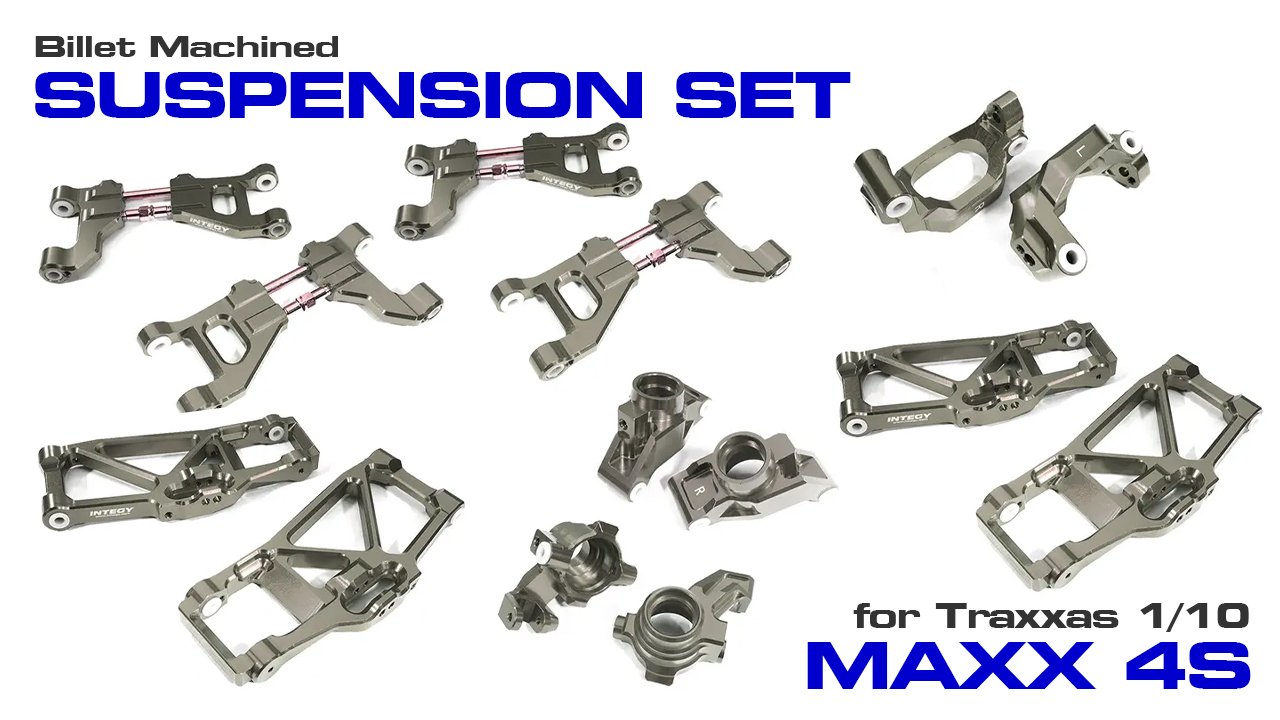 Billet Machined Suspension Kit for Traxxas 1/10 Maxx Truck 4S (#C29368)