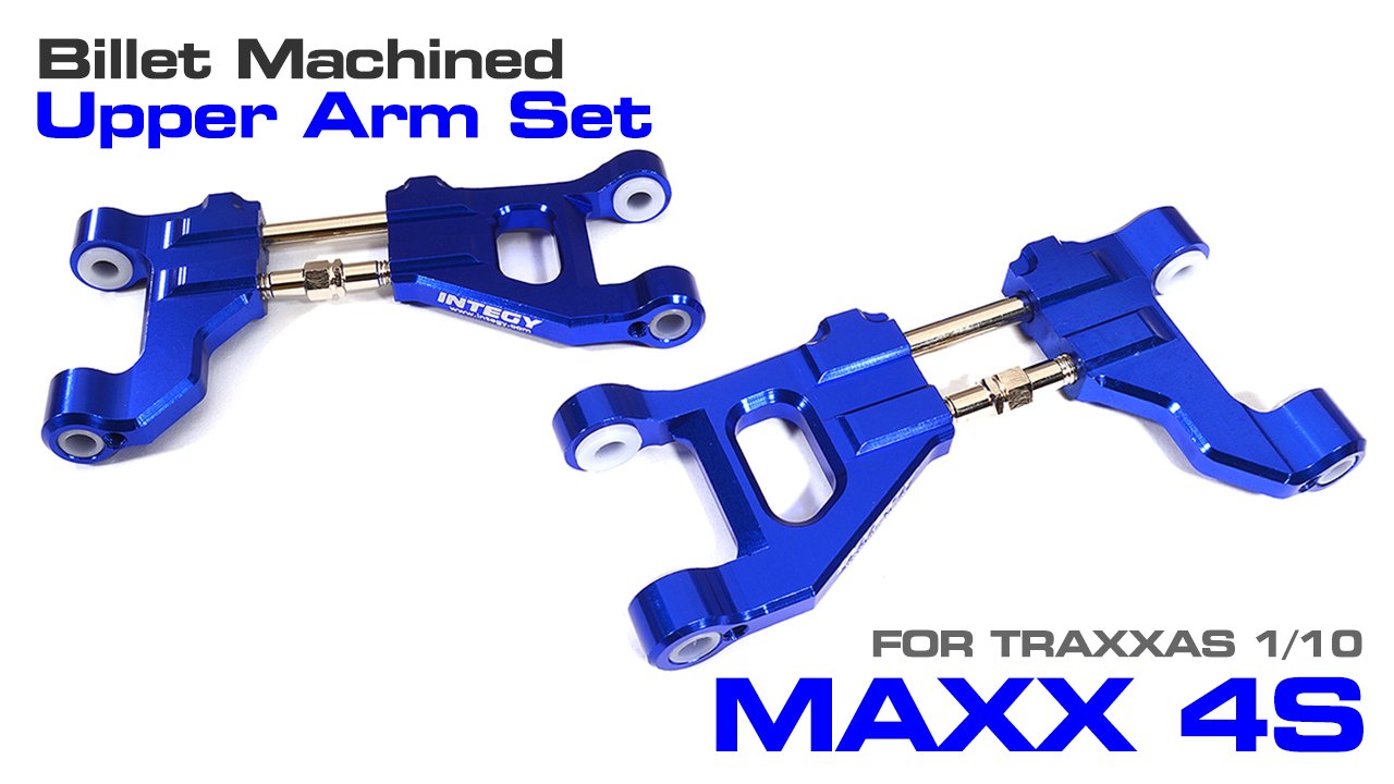 Billet Machined Upper Suspension Arms for 1/10 Maxx 4S (#C29370)