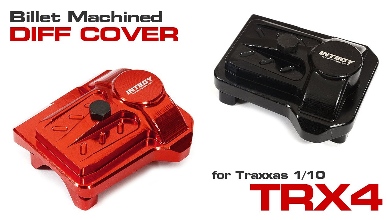 Billet Machined Alloy Differential Cover for Traxxas 1/10 TRX-4 (#C29412)