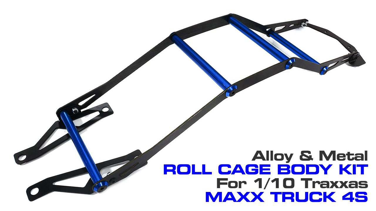 Alloy Metal Roll Cage Body Kit for Traxxas 1/10 Maxx Truck 4S (#C29594)