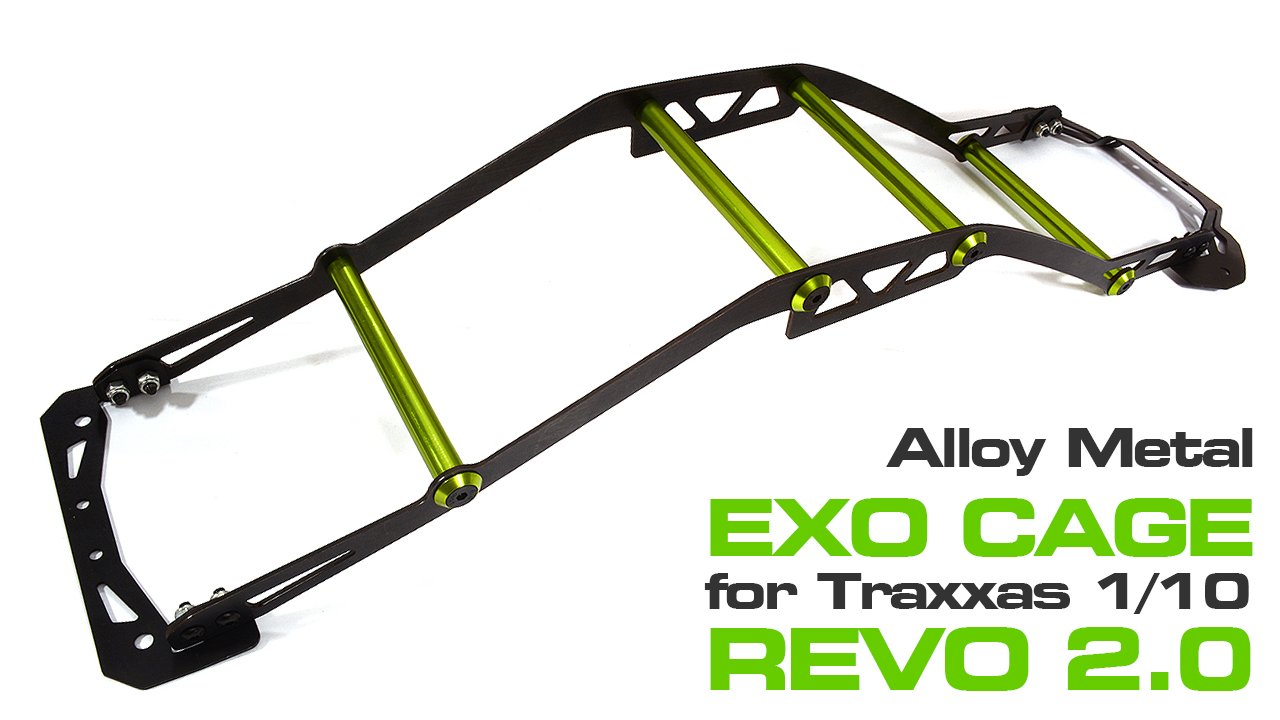Alloy Metal Exo-Skeleton Roll Cage for Traxxas 1/10 E-Revo 2.0 (#C29595)