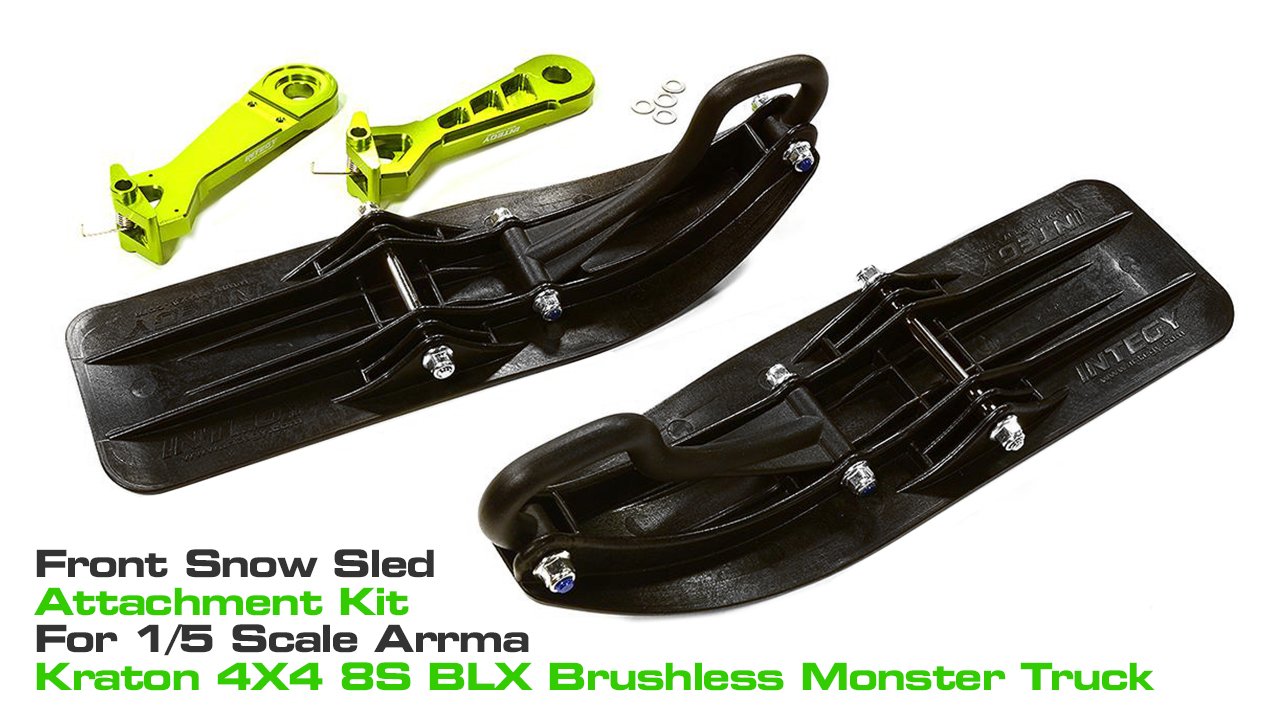 Front Sled Ski Attachment Kit for 1/5 Kraton 4X4 8S BLX (#C29603)
