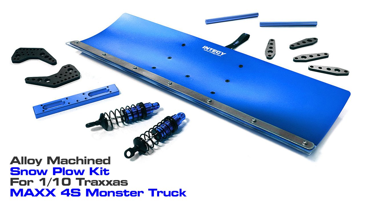 Alloy Machined Snowplow Kit for Traxxas 1/10 Maxx Truck 4S (#C29605)