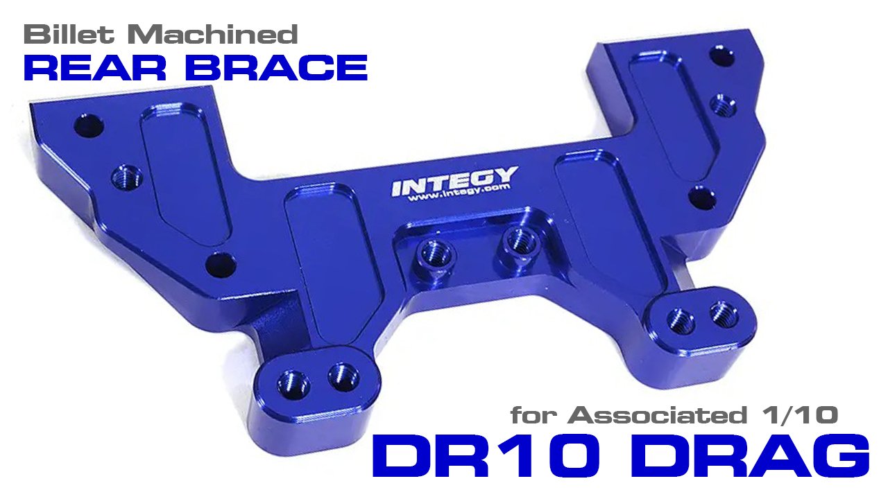 Billet Machined Rear Chassis Brace for Team Associated DR10 Drag Racer (#C29984)