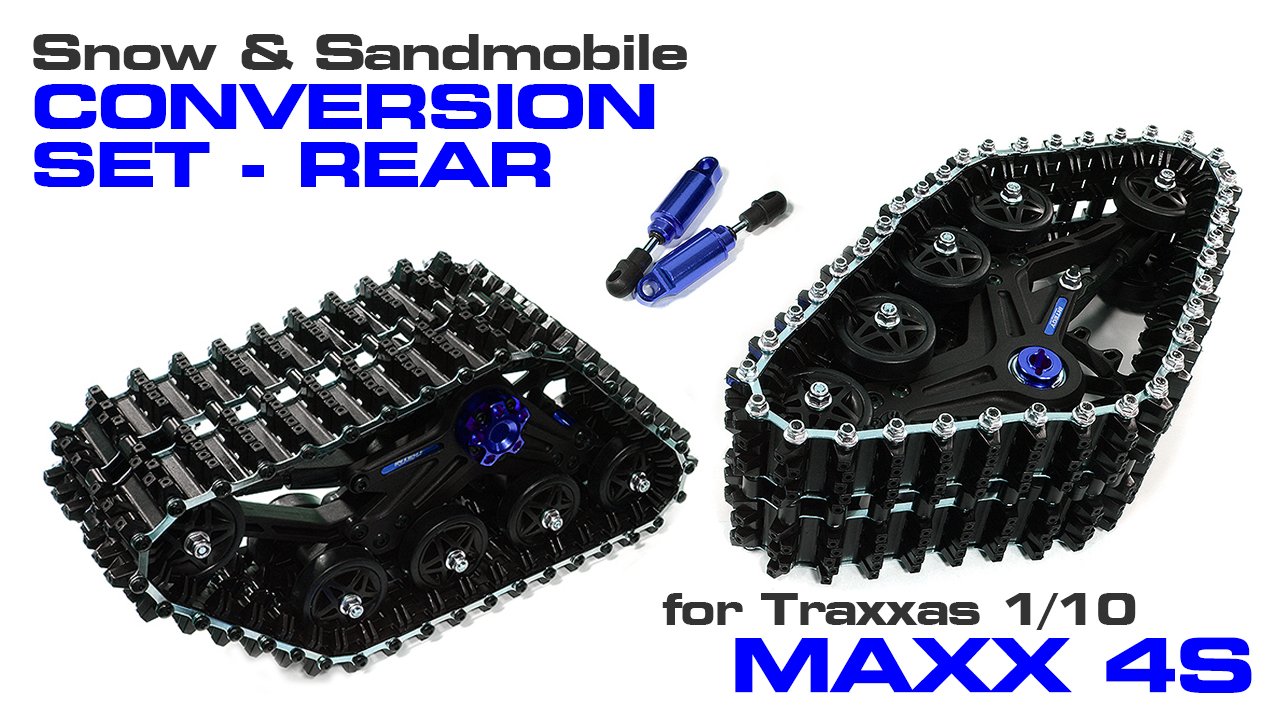 Rear Snowmobile & Sandmobile for Traxxas 1/10 Maxx Truck 4S (#C29998)