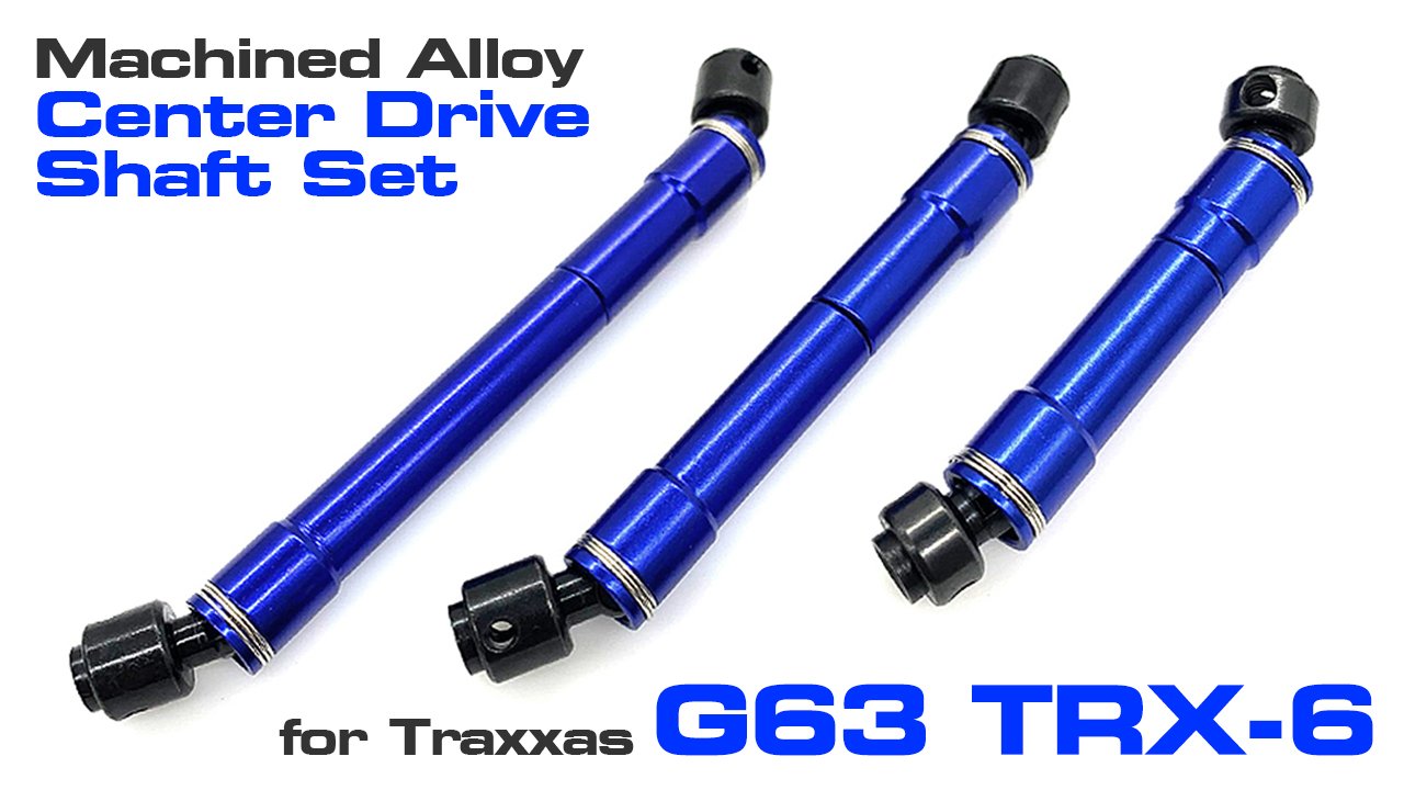 Machined Alloy Center Drive Shafts for G63 TRX-6 (#C30004)