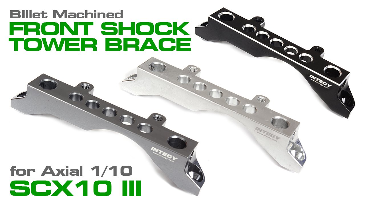Billet Machined Front Shock Tower Brace for Axial 1/10 SCX10 III (#C30050)