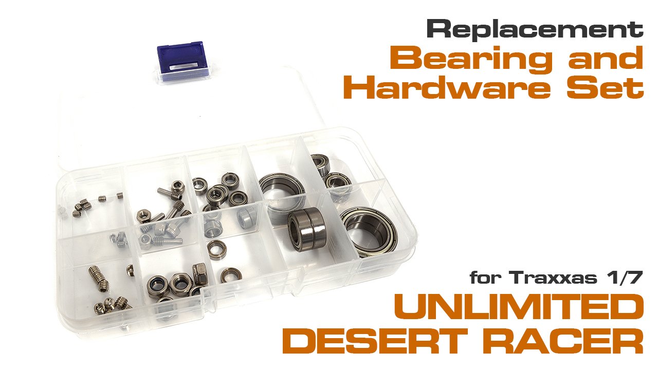 Replacement Ball Bearing & Hardware Set for Traxxas 1/7 UDR (#C30065)