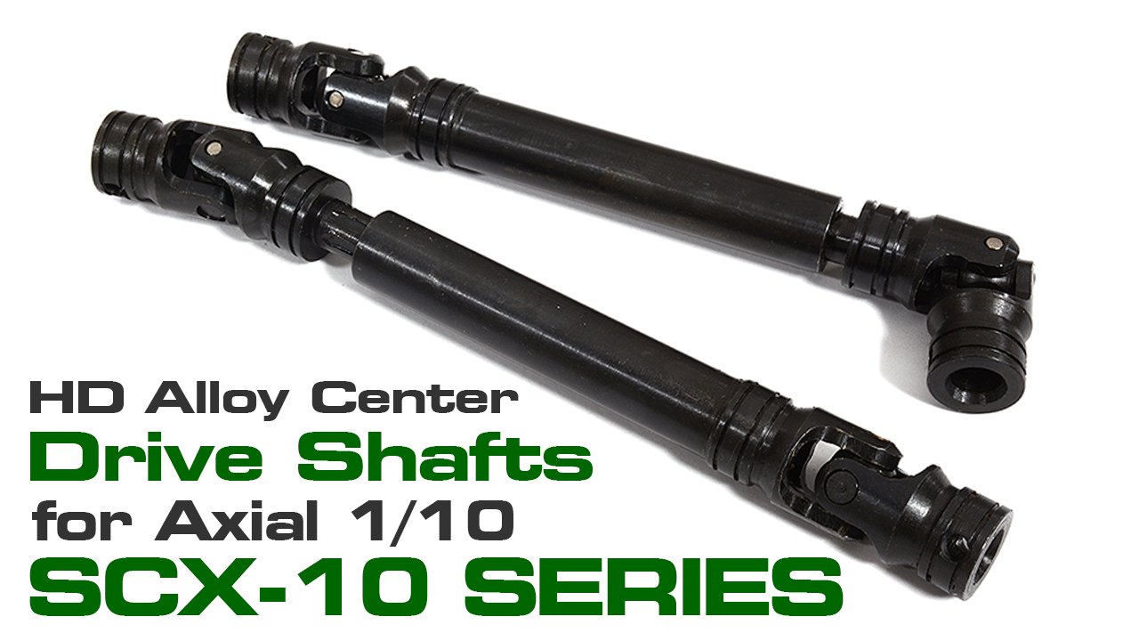 Alloy Machined Center Drive Shafts for Axial 1/10 SCX-10 (#C30076)