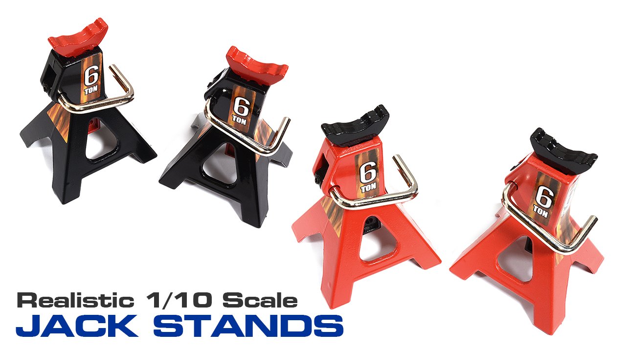 Realistic Scale Model 6-Ton Jack Stands (#C30079)