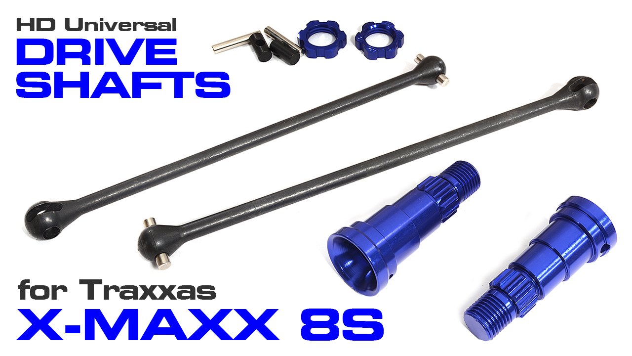 HD Universal Drive Shafts for Traxxas 8S X-Maxx 4X4 (#C30192)