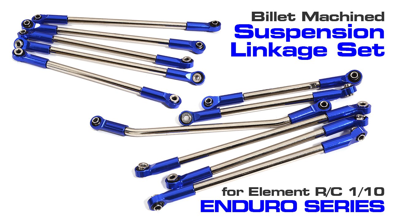 Billet Machined Linkage Set for Element RC 1/10 Enduro Sendero (#C30196)