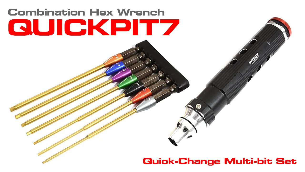 QuickPit-7 Multi-Tip Hex Driver Set (#C30218)