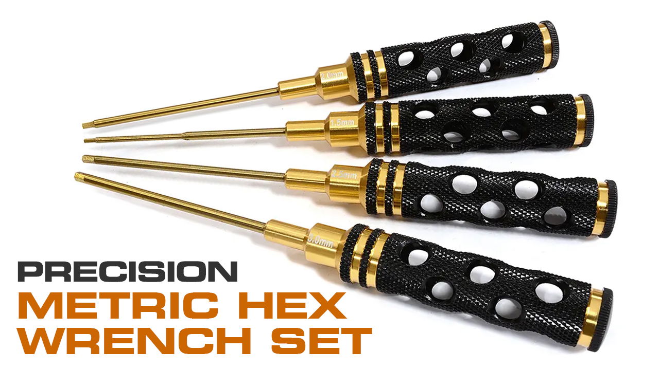 Lightweight Precision Metric Hex Wrench Set (#C30224)
