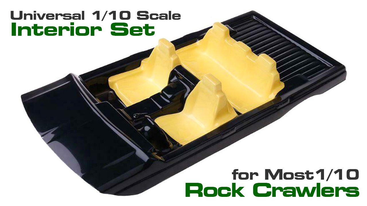 Universal Painted Interior Set for 1/10 Scale Crawlers (#C30420)
