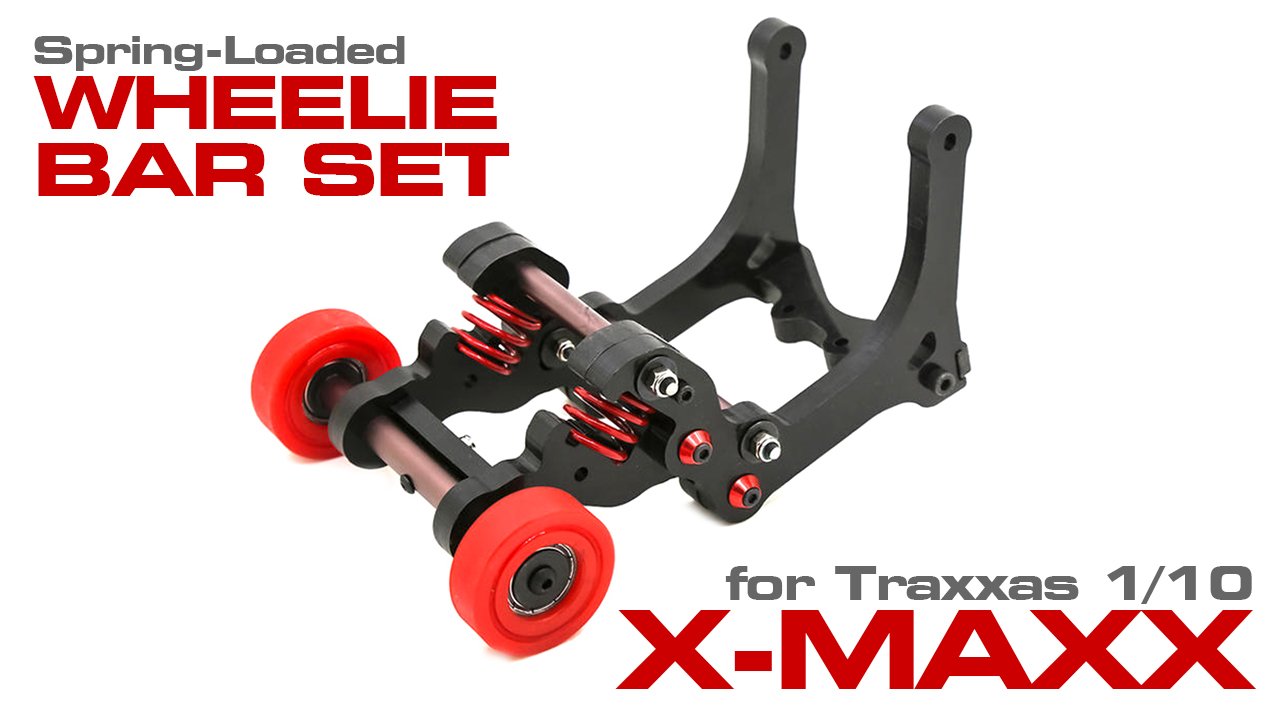 Spring-Dampened Wheelie Bar Set for Traxxas X-Maxx 4X4 (#C30577)