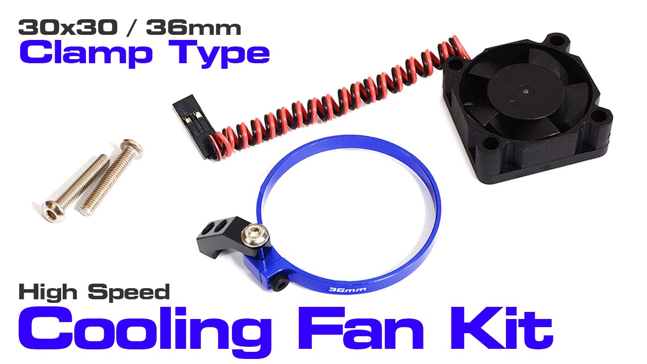 High Speed Cooling Fan w/Clamp Type Mount (#C30602)