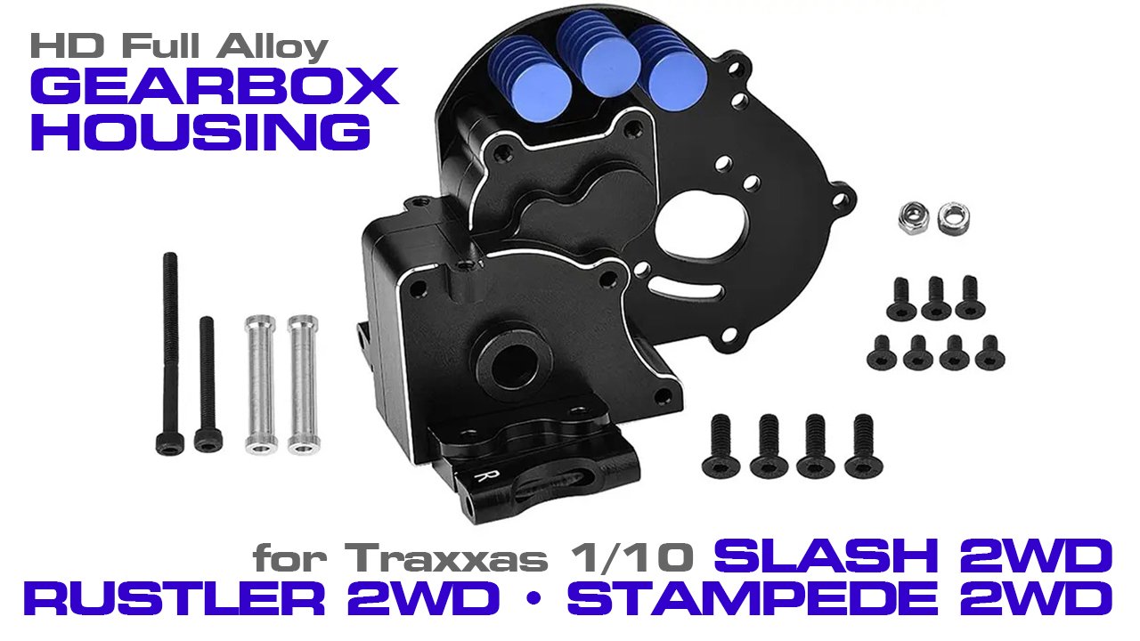 Alloy Gearbox Housing for 1/10 Slash 2WD, Stampede 2WD & Rustler 2WD (#C30918)