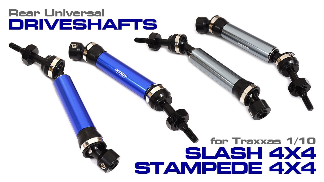 Rear Universal DriveShafts for 1/10 Slash 4X4 & Stampede 4X4 (#C30950)