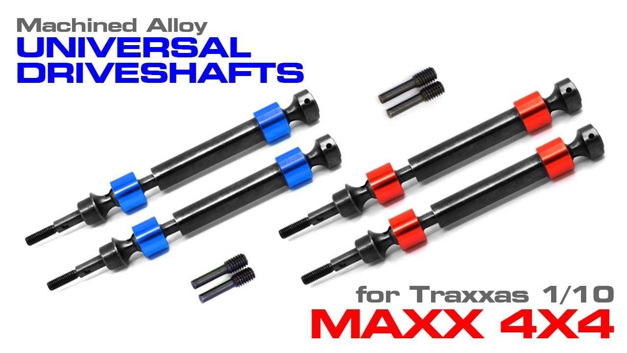 Universal Drive Shafts for Traxxas 1/10 Maxx 4S (#C30963)