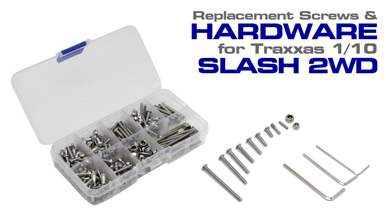Replacement Screw & Hardware Set for Traxxas 1/10 Slash 2WD (#C30991)