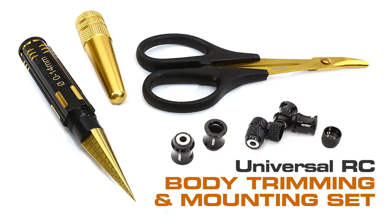 Universal RC Body Mounting Trimming Kit (#C31019)