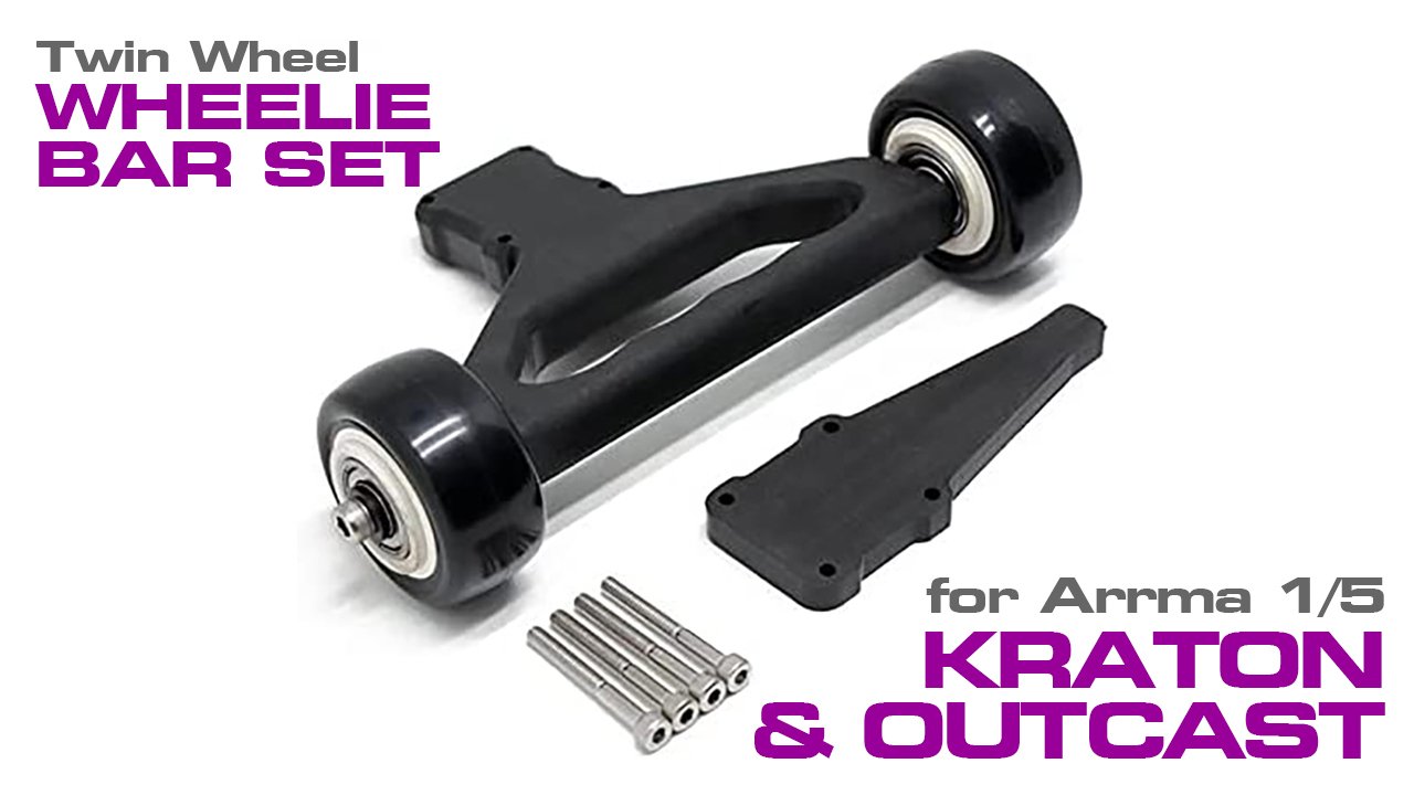 Wheelie Bar Set for Arrma 1/5 Kraton & 1/5 Outcast (#C31058)