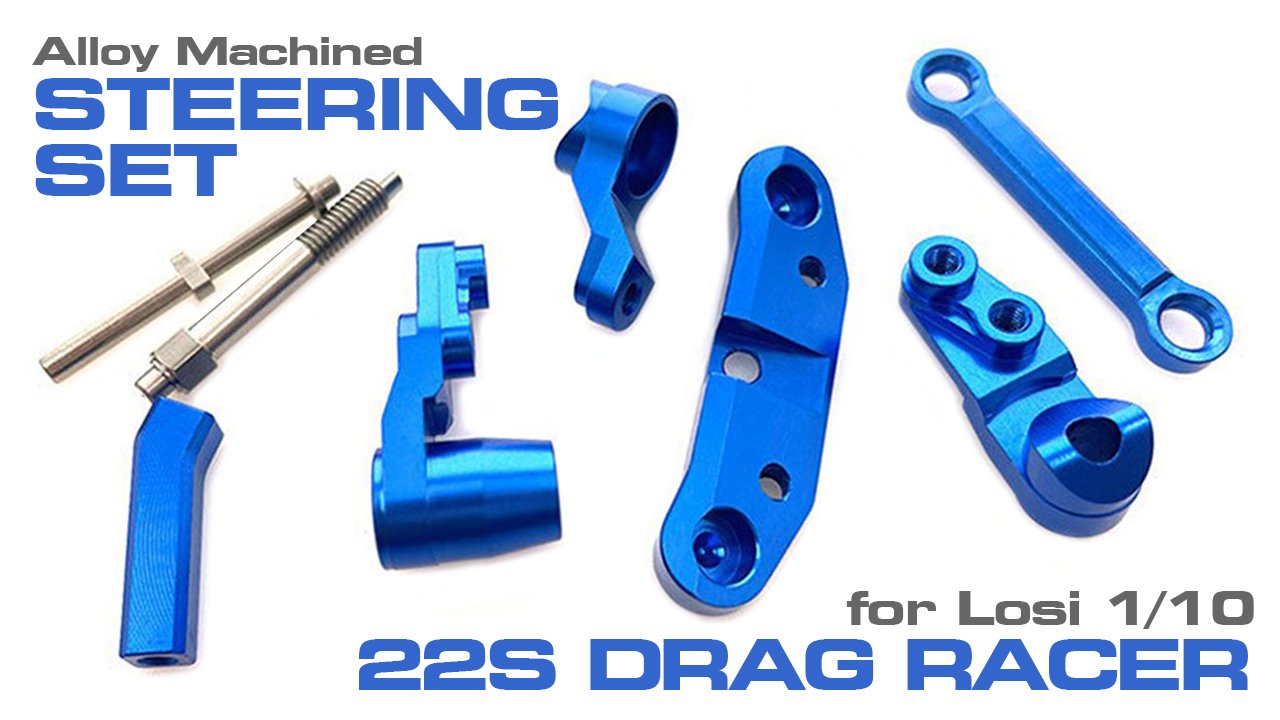Machined Steering Bell Crank Set for Losi 1/10 2WD RTR 22S SCT & 22S Drag (#C310